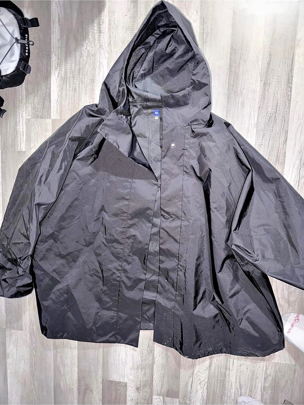 Yeezy GAP oversized men’s jacket with a hood and lightweight shell